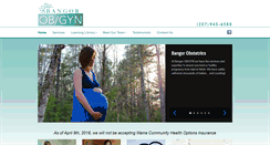 Desktop Screenshot of bangorobgyn.com